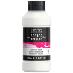 Liquitex BASICS Gloss Fluid Medium  250ml 84oz Bottle