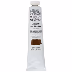 Winsor & Newton Artists Oil color 200ml (6.75 oz) Tube Raw Umber