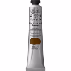 Winsor & Newton 200ml Professional Acrylic Colour Tube - Burnt Umber