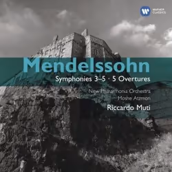 Warner Music Riccardo Muti - Mendelssohn: Symphony 3-5 - 5 Overtures, 2CD, Classic, CD, Riccardo Muti, Physical media, Adult, ...
