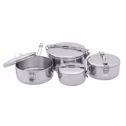 MSR Alpine Stainless Steel Stowaway Camping Pot  1.1 L