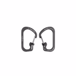 Nite Ize SlideLock Carabiner Aluminum - #2, Charcoal