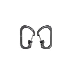 Nite Ize SlideLock Carabiner Aluminum - #2, Charcoal