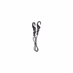 Nite-ize KBB5-01-R3 KnotBone, Bungee Cord with Carabiner Clip Ends + Adjustable Length 6"-28", Size #5, Grey