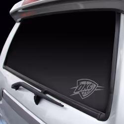 Rico NBA Thunder Oklahoma City Small Window Graphic 9"" x 5"" x 0.2""