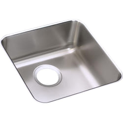 Elkay Lustertone Classic Stainless Steel 14-1/2 x 14-1/2 x 7  Single Bowl Undermount Sink