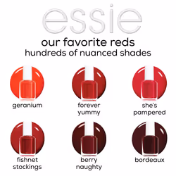 essie Nail Polish  Glossy Shine Finish  Geranium  0.46 fl. oz.