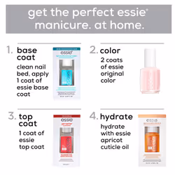 essie Gel Setter Nail Polish Kit  Aqua Blue Nail Polish + Top Coat  In-The-Cabana  0.46 oz each