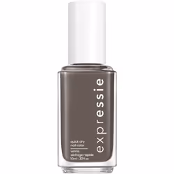 essie Expressie Nail Polish  QuickDry Muted Gray Nail Polish  Vegan  No Time For Local  033 fl oz
