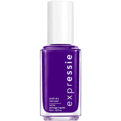 essie expressie Quick Dry Vegan Nail Polish  Vibrant Purple with Blue Undertones  No Time to Pause  033 Ounce