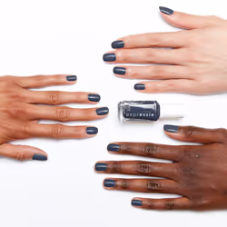 essie expressie Quick Dry Vegan Nail Polish  Charcoal Gray with Blue Undertones  Leveled Up  033 Ounce