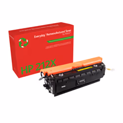 Everyday ™ Yellow Toner by compatible with HP 212X (W2122X), High capacity, 0 pages, 10000 pages, Yellow, 1 pc(s)