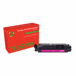 Everyday Remanufactured Everyday™ Magenta Remanufactured Toner by compatible with Kyocera TK-5270M, Standard capacity, 6000 p ...