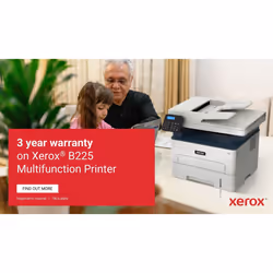 Xerox B225 A4 34ppm Wireless Duplex Copy/Print/Scan PS3 PCL5e/6 ADF 2 Trays Total 251 Sheets - Additional view 8