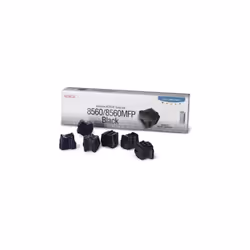 Xerox 108R00726 solid ink 8560MFP/8560 black (6 Sticks) for use with Phaser 8560MFP. Phaser 8560. Page yield 6.800.Compatible ...