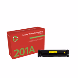 Everyday ™ Yellow Remanufactured Toner by compatible with HP 201A (CF402A), Standard capacity, 1400 pages, 1400 pages, Yellow ...