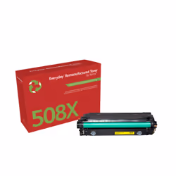 Everyday ™ Yellow Remanufactured Toner by compatible with HP 508X (CF362X), High capacity, 9500 pages, 9500 pages, Yellow, 1  ...