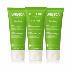 Weleda - Skin Food Light Moisturizing Cream 3-pack - Fast-Absorbing Ultra-Hydrating Formula with Sunflower Oil and Pansy Ext ...