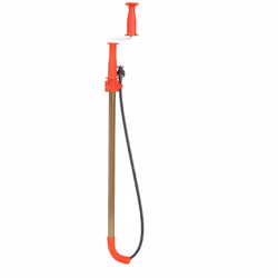RIDGID 59802 K6DH Hybrid Toilet Snake Auger Cable Extends to 6 with Integrated Drop Head Manual or Cordless Drill Operated