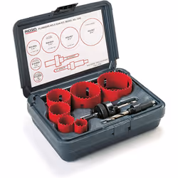 RIDGID 81490 Model 1248 Plumber Hole Saw Kit