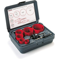 RIDGID 81490 Model 1248 Plumber Hole Saw Kit
