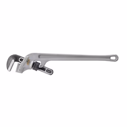 RIDGID 90127 E-924 Aluminum Pipe Wrench  24-inch End Pipe Wrench  Plumbing Wrench Silver Small