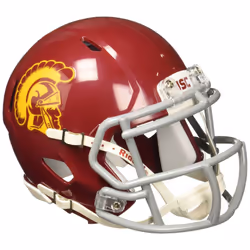 Riddell NCAA USC Trojans Speed Mini Helmet Cardinal