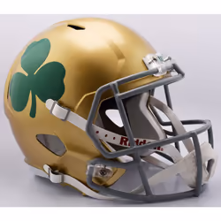 Riddell NCAA Notre Dame Fighting Irish Helmet Full Size ReplicaHelmet Replica Full Size Speed Style 2016 Shamrock  Team Color ...