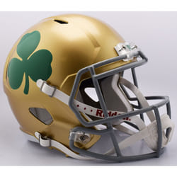 Riddell NCAA Notre Dame Fighting Irish Helmet Full Size ReplicaHelmet Replica Full Size Speed Style 2016 Shamrock  Team Colors  One Size