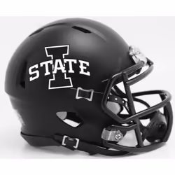 Iowa State Cyclones Helmet Riddell Replica Mini Speed Style Satin Black