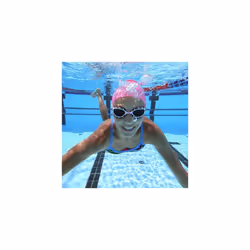 Unisex Stretch Swimming Cap, Pink, One Size UK