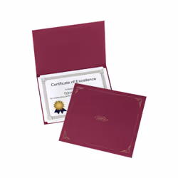 Oxford 29900585BGD, Letter, Fiber, Burgundy
