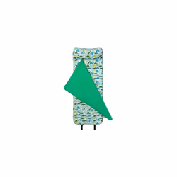Wildkin Original Nap Mat with Reusable Pillow for Boys & Girls  Perfect for Elementary Daycare Sleepovers  Features Hook & Lo ...