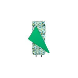 Wildkin Original Nap Mat with Reusable Pillow for Boys & Girls  Perfect for Elementary Daycare Sleepovers  Features Hook & Loop Fastener  Cotton Blend