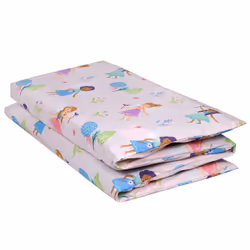 Wildkin Kids Nap Mat Cover for Boys & Girls  Sewn-in Flap Design Rest Mat Cover  Perfect for Preschool and Daycare  Fits Our  ...