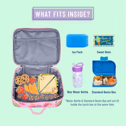 Wildkin Kids Insulated Lunch Box Bag for Boys & Girls  Reusable Kids Lunch Box is Perfect for Elementary  Ideal Size for Packing Hot or Cold