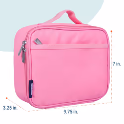 Wildkin Kids Insulated Lunch Box Bag for Boys & Girls  Reusable Kids Lunch Box is Perfect for Early Elementary Daycare School Travel  Ideal