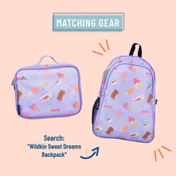 Wildkin Kids Insulated Lunch Box Bag for Boys & Girls  Reusable Kids Lunch Box is Perfect for Early Elementary Daycare School Travel  Ideal
