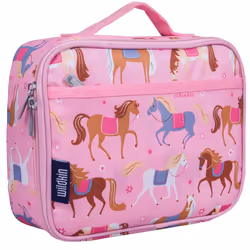 Wildkin Kids Insulated Lunch Box Bag for Boys & Girls Reusable Kids Lunch Box is Perfect for Early Elementary Daycare School ...