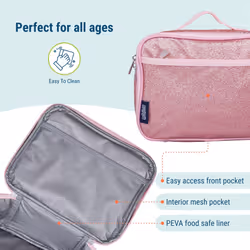 Wildkin Kids Insulated Lunch Box Bag for Boys  Girls  Reusable Kids Lunch Box is Perfect for Elementary  Ideal Size for Packing