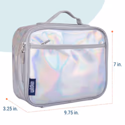 Wildkin Kids Insulated Lunch Box Bag for Boys & Girls  Reusable Kids Lunch Box is Perfect for Elementary  Ideal Size for Packing Hot or Cold