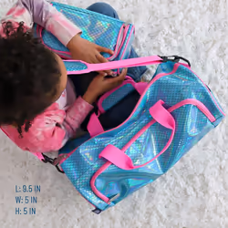 Wildkin Toiletry Bag for Boys  Girls  and Adults  Toiletry Bags Measures 9.5 x 5 x 5 Inches  Multifunctional  Spacious and Ideal Sized for Weekend or