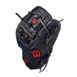Wilson 2022 A700 11.25"" Infield Baseball Glove - Black/Royal Blue/Red