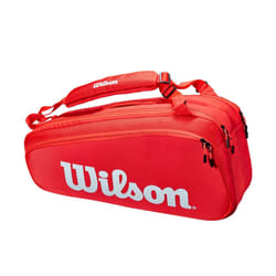 Wilson Super Tour  Red/White  Holds up to 6 Rackets