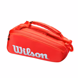 Wilson Super Tour  Red/White  Holds up to 6 Rackets