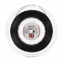 Wilson Revolve Spin 17 Tennis String - 200m Reel Black