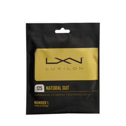 Luxilon Natural Gut 125 Tennis String - Set  White
