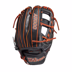 Wilson 2022 A2000 1716 11.5"""" Infield Baseball Glove - Black/Copper  Right Hand Throw