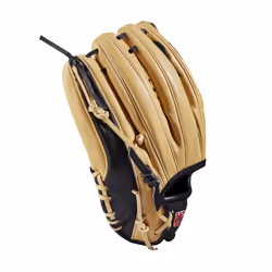 Wilson 2022 A2000 D33 11.75"""" Pitcher's Baseball Glove - Blonde/Black/Red  Right Hand Throw