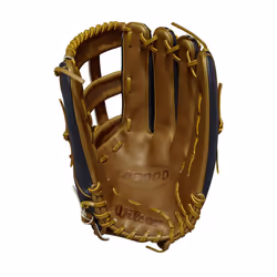 Wilson 2022 A2000 SP14SS 14"""" Slowpitch Softball Glove - Right Hand Throw  Black/Saddle Tan